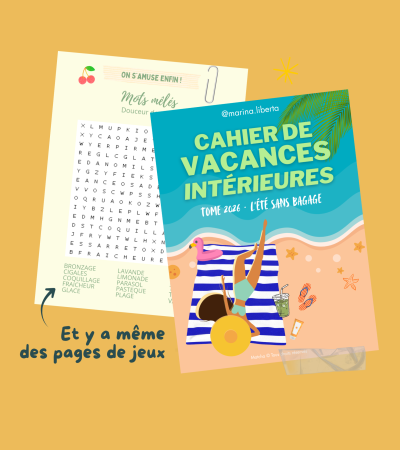 Cahier de vacances -page de jeux